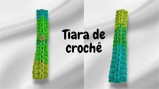 Tiara de crochê - Fácil de fazer!!!   #passoapassodecroche