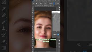 How to Retouch Skin in Photoshop in 45 Seconds #PhotoshopTips #QuickEdits #PhotoEditing #Portrait