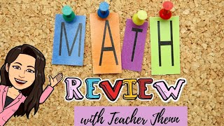 1ST LS|MATH REVIEW TAYO |1stGrading-Part 1|LearnwithTeacherJhenn