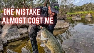 One mistake and i almost lost the fish of a lifetime!