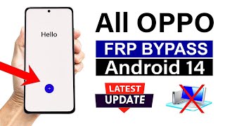 All OPPO Android 14 Google Account/ FRP Bypass - (without PC)