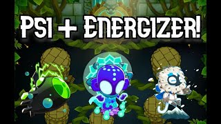 Sanctuary CHIMPS with Psi and Energizer! (level 20 psi) Bloons TD6 (not a guide)