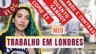 Mostrando meu dia de trabalho em Londres