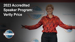 2023 Accredited Speaker Program: Verity Price