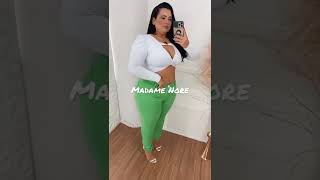 Calça jeans feminina Plus size neon cintura alta