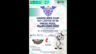 LIVE KAPOLRES CUP HUT LANTAS 2023 BUNGO - FINAL LOWER BRACKET