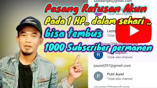 CARA MENCARI SUBSCRIBE || Dalam Sehari Bisa Tembus 1000 Subscribe ‼️