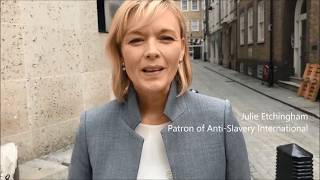 Patron Julie Etchingham on why she supports Anti-Slavery International