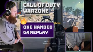 😈 Warzone 1 HANDED Gameplay! Rebirth Then Caldera!