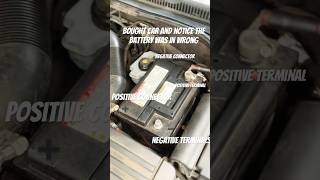 Battery in wrong #satisfying#mechanic #automobile#car#automechanic#battery#explore#foryou#fyp#shorts