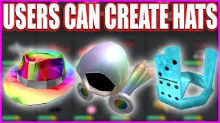 ROBLOX USERS CAN NOW CREATE HATS!! [ Roblox UGC ]