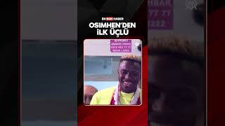 Victor Osimhen'den Galatasaray'da ilk üçlü #shorts