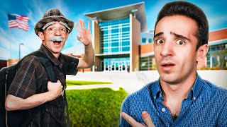 OLD MAN GOES BACK TO SCHOOL?!