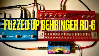 Fuzzed Up Behringer RD-6 - Extreme distortion for your drum machine with Zvex Fuzz Factory