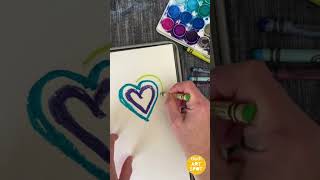 Melted Crayon Art