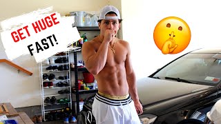 Eat THIS Before Bed to Gain MASS!| Quick Day in the Life| 18 Year Old Bodybuilder|