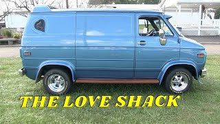 Incredible 1981 Custom Chevy Van. THE LOVE SHACK!