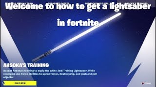 Fortnite How to get a lightsaber