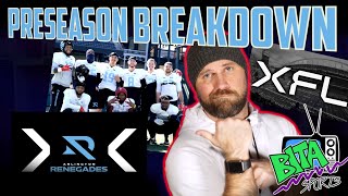 XFL NEWS: Arlington RENEGADES Pre-Season Breakdown & Preview