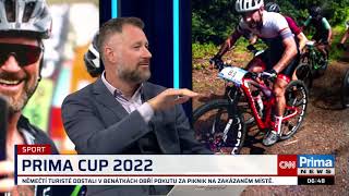 CNN Prima NEWS  - Nový den -  Prima CUP - 10. 6. 2022