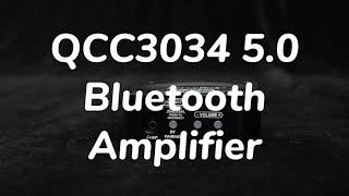 Stereo 50W QCC3034 Bluetooth 5.0 Audio Amplifier with HDMI Audio Extraction, Remote Control - HEV250