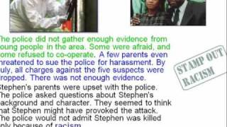 GCSE Humanities Stephen Lawrence.wmv