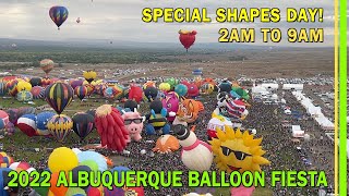 2022 Albuquerque Balloon Fiesta | From 2am to 9am! | Special Shape Balloon "Tico" the Sloth | EP250