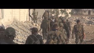 The Syrian army operation and Russian Soldier