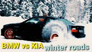 KIA 4WD vs BMW 2WD Эндуро Полигон на машинах