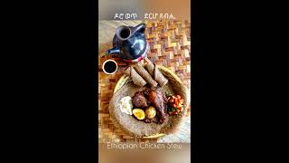 The Cooking Khan - Ethiopian "Doro Wot + Injera" - Spicy Chicken Stew with Teff Crepe