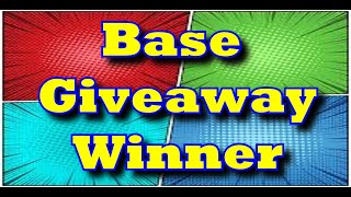 Giveaway Winner Of $50 Worth Of Base. Base Protocol $BASE