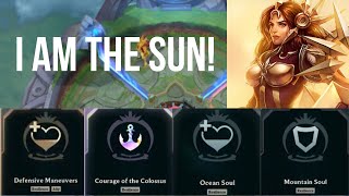 TURNING LEONA INTO THE TANKIEST THING IN THE WORLD! | Leona Arena Gameplay!