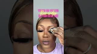 Make sure that you are setting your entire face #makeuptutorial