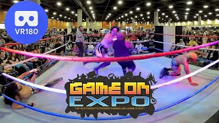 Pro Wrestling at the Game on Expo 2024! VR180 3D