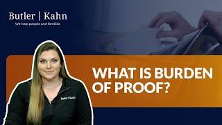 What is Burden of Proof?