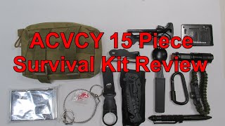 15 piece survival kit