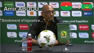 CAN 2023: Amir Abdou - Conférence de presse d'après match