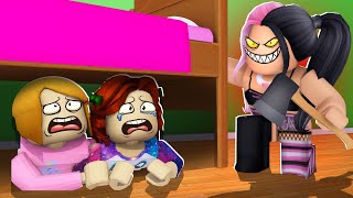 HIDING From My Evil Step Mom In Roblox Brookhaven!