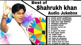 shahrukh khan audio jukebox top 15 song  best of