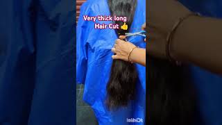 Very thick long length hair cutting 💯🔥 #comedy #funny  #music #laxmi