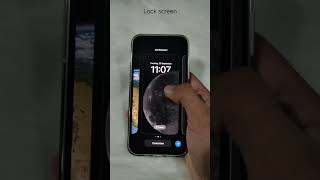 How to use Ios 16 new lock screen #shorts #short #ios16