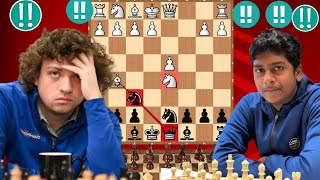 3400 elo Chess Geme : 11 By Hans Niemann vs Pranav V