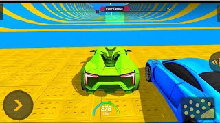 Ramp Car Race - Mission Impossible - Car Fly on Jump in Aeroplane GamePlay @Gamingkiyansh