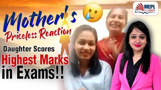 Mother's Priceless Reaction 😇Daughter Scored Highest Marks in LAW | MEPL- Divya Agarwal Mam