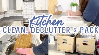 KITCHEN CLEAN AND DECLUTTER | CLEANING | LAUNDRY | PACKING | DECLUTTER 📦