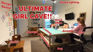 Building the ULTIMATE GIRL CAVE for my wife because she puts up with my dumb youtube things 🤷‍♀️