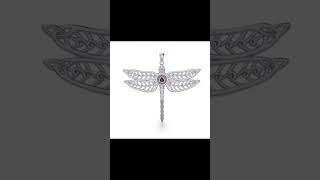 The Celtic Dragonfly with Yin Yang Symbol Silver Pendant Follow us to see more #pendant #jewellery