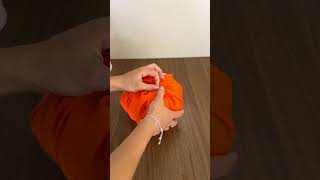 🎃 Halloween Toilet Paper Pumpkin DIY 🎃 #shorts