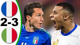 Italy vs France (3-2) HIGHLIGHTS | UEFA Nations League - 2024