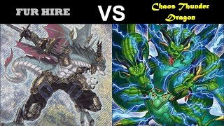 YuGiOh Duel - Fur-Hire vs Chaos Thunder Dragon